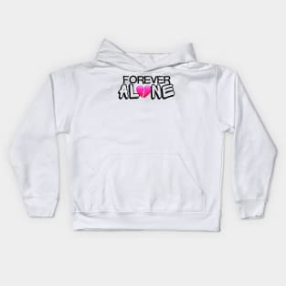 Forever Alone Kids Hoodie